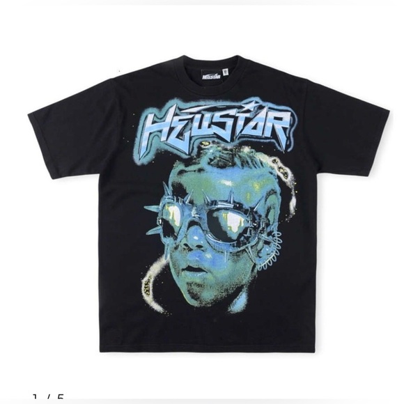 Hellstar Other - *HELLSTAR* The Future T-Shirt *BLACK* NFC TAG SIZE L (BRAND NEW)